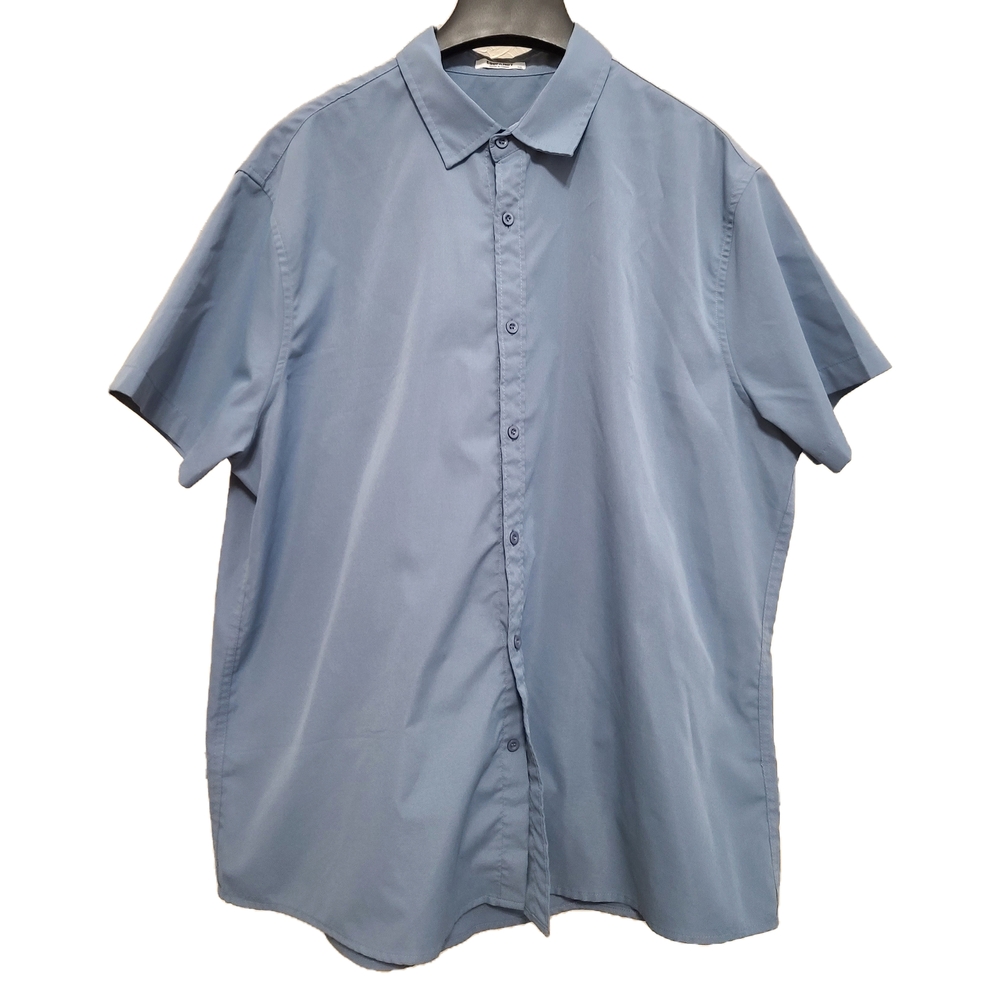 Classic Blue Button-Down Shirt for Men